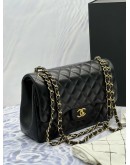 CHANEL JUMBO CLASSIC LAMBSKIN LEATHER DOUBLE FLAP BAG -FULL SET-