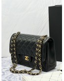 CHANEL JUMBO CLASSIC LAMBSKIN LEATHER DOUBLE FLAP BAG -FULL SET-