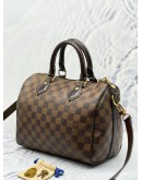 LOUIS VUITTON SPEEDY BANDOULIERE 25 DAMIER EBENE CANVAS BAG