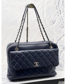 CHANEL QUILTED LAMBSKIN LEATHER SHOULDER BAG