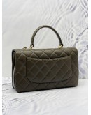 CHANEL TRENDY CC LAMBSKIN LEATHER TOP HANDLE BAG