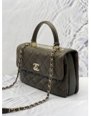 CHANEL TRENDY CC LAMBSKIN LEATHER TOP HANDLE BAG