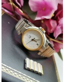 DUNHILL MILLENNIUM DATE WHITE DIAL VINTAGE 26MM LADIES WATCH