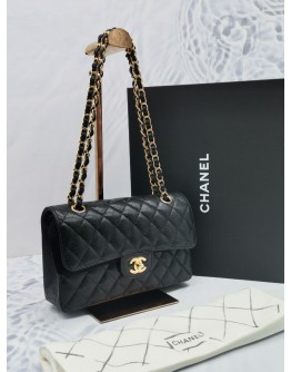 CHANEL SMALL CLASSIC DOUBLE FLAP BAG -MICROCHIP- -FULL SET-