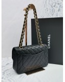 CHANEL SMALL CLASSIC DOUBLE FLAP BAG -MICROCHIP- -FULL SET-