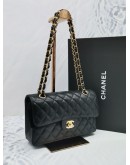 CHANEL SMALL CLASSIC DOUBLE FLAP BAG -MICROCHIP- -FULL SET-