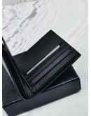 PRADA VITELLO MICRO GRAIN LEATHER WALLET