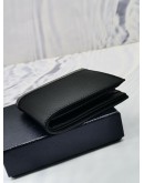 PRADA VITELLO MICRO GRAIN LEATHER WALLET