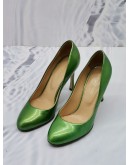SERGIO ROSSI PATENT LEATHER HEELS SIZE 35
