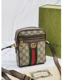 GUCCI OPHIDIA GG SUPREME CANVAS CROSSBODY BAG -FULL SET-