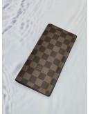 LOUIS VUITTON LONG WALLET DAMIER EBENE CANVAS