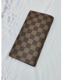 LOUIS VUITTON LONG WALLET DAMIER EBENE CANVAS