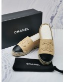 CHANEL ESPADRILLES SHOES SIZE 36