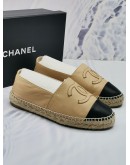 CHANEL ESPADRILLES SHOES SIZE 36