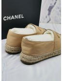 CHANEL ESPADRILLES SHOES SIZE 36