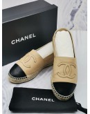 CHANEL ESPADRILLES SHOES SIZE 36