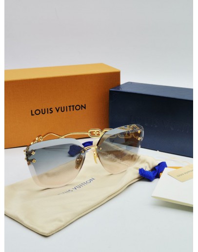 LOUIS VUITTON JAWEL CAT EYES SUNGLASSES -FULL SET-