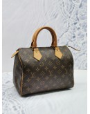 LOUIS VUITTON SPEEDY 25 MONOGRAM CANVAS BAG