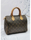 LOUIS VUITTON SPEEDY 25 MONOGRAM CANVAS BAG