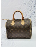 LOUIS VUITTON SPEEDY 25 MONOGRAM CANVAS BAG