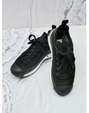 CHANEL INTERLOCKING CC LOGO LEATHER SNEAKERS SIZE 37