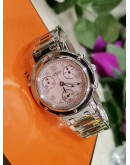 HERMES CLIPPER CHRONOGRAPH PINK MOTHER OF PEARL 31MM LADIES WATCH