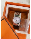 HERMES CLIPPER CHRONOGRAPH PINK MOTHER OF PEARL 31MM LADIES WATCH