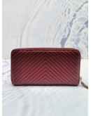 CHANEL REISSUE RED LONG WALLET 