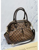 LOUIS VUITTON TREVI DAMIER EBENE CANVAS BAG