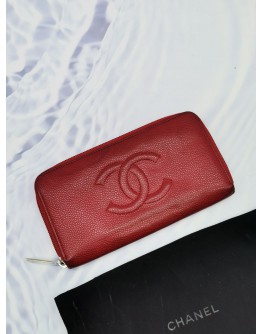 CHANEL ZIPPY ROUND LONG WALLET