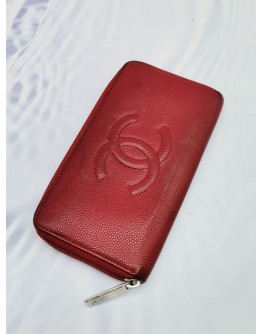 CHANEL ZIPPY ROUND LONG WALLET