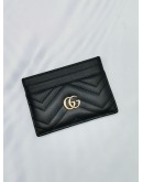 GUCCI GG MARMONT LEATHER CARD HOLDER