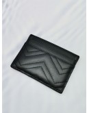 GUCCI GG MARMONT LEATHER CARD HOLDER