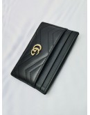 GUCCI GG MARMONT LEATHER CARD HOLDER