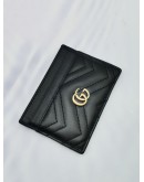 GUCCI GG MARMONT LEATHER CARD HOLDER