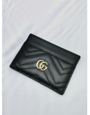 GUCCI GG MARMONT LEATHER CARD HOLDER