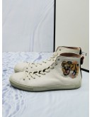 GUCCI HIGHTOP TIGER LEATHER SNEAKERS SIZE 10 1/2