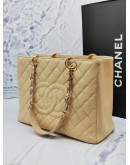 (RAYA SALE) CHANEL GST CAVIAR LEATHER BAG GHW 