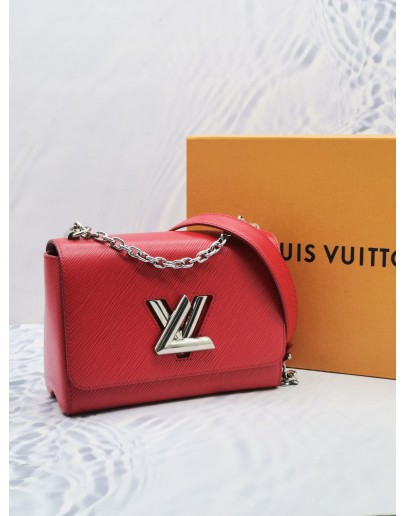 (RAYA SALE) LOUIS VUITTON TWIST MM RED EPI LEATHER SHW