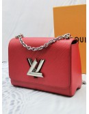 (RAYA SALE) LOUIS VUITTON TWIST MM RED EPI LEATHER SHW