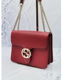 (RAYA SALE) GUCCI INTERRLOCKING SMALL CROSBODY CHAIN SLING BAG