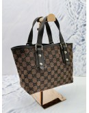 (RAYA SALE) GUCCI GG CANVAS JACQUARD JOLIQUER MINI TOTE BAG