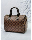 (RAYA SALE) LOUIS VUITTON SPEEDY BANDOULIERE 25 DAMIER EBENE CANVAS BAG