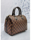 (RAYA SALE) LOUIS VUITTON SPEEDY BANDOULIERE 25 DAMIER EBENE CANVAS BAG