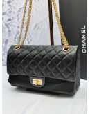 (RAYA SALE) (BRAND NEW) 2022 CHANEL REISSUE 2.55 AGED CALFSKIN LEATHER GHW MICROCHIP -FULL SET-