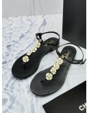 (RAYA SALE) CHANEL LEATHER SANDALS SIZE 37