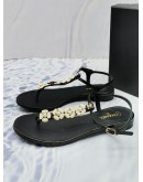 (RAYA SALE) CHANEL LEATHER SANDALS SIZE 37