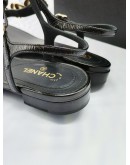 (RAYA SALE) CHANEL LEATHER SANDALS SIZE 37