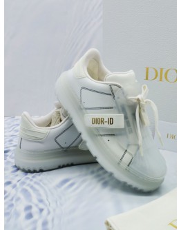 (RAYA SALE) (BRAND NEW) CHRISTIAN DIOR ID LEATHER SNEAKERS SIZE 36 1/2