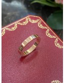 (RAYA SALE) CARTIER LOVE RING 750 ROSE GOLD WITH DIAMOND SIZE 50